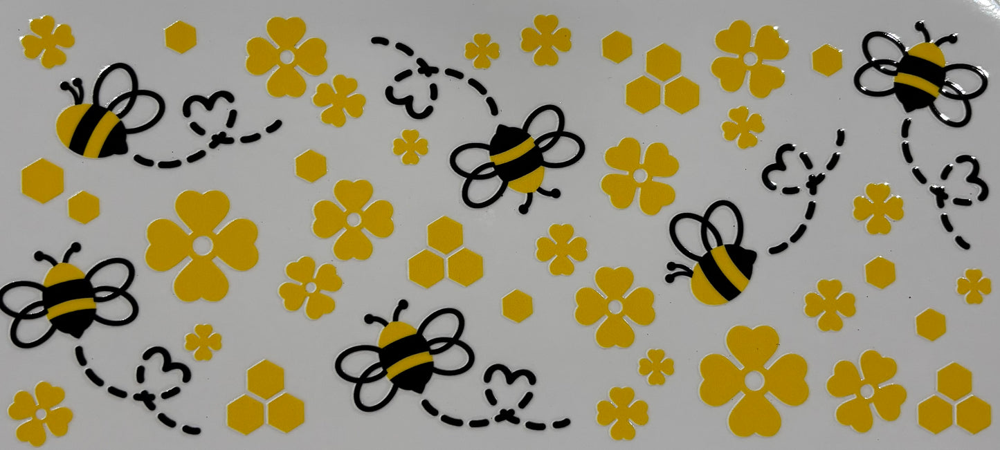 Bees Printed Drinking Cup