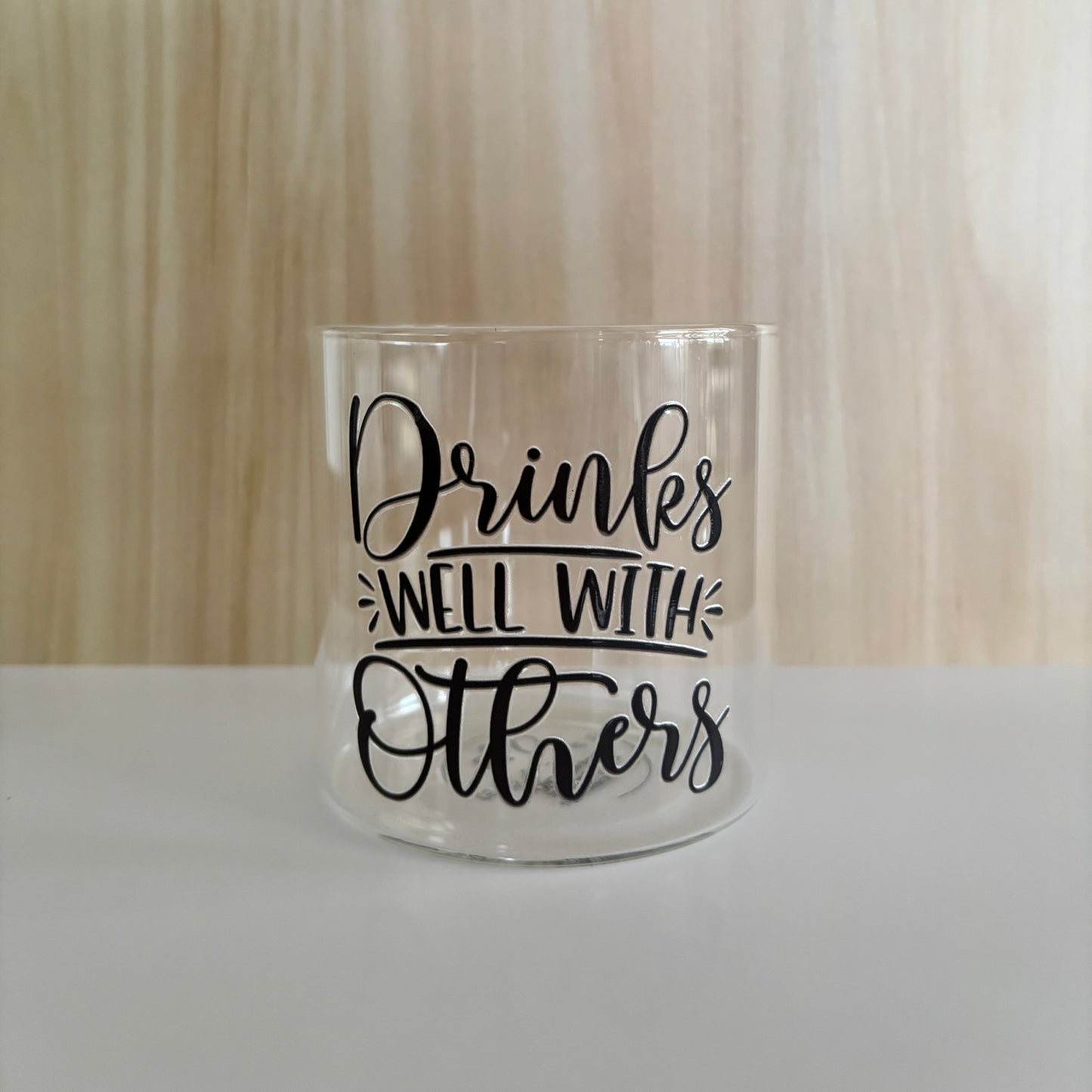 400ml Drinking Glass - Drinks well with others