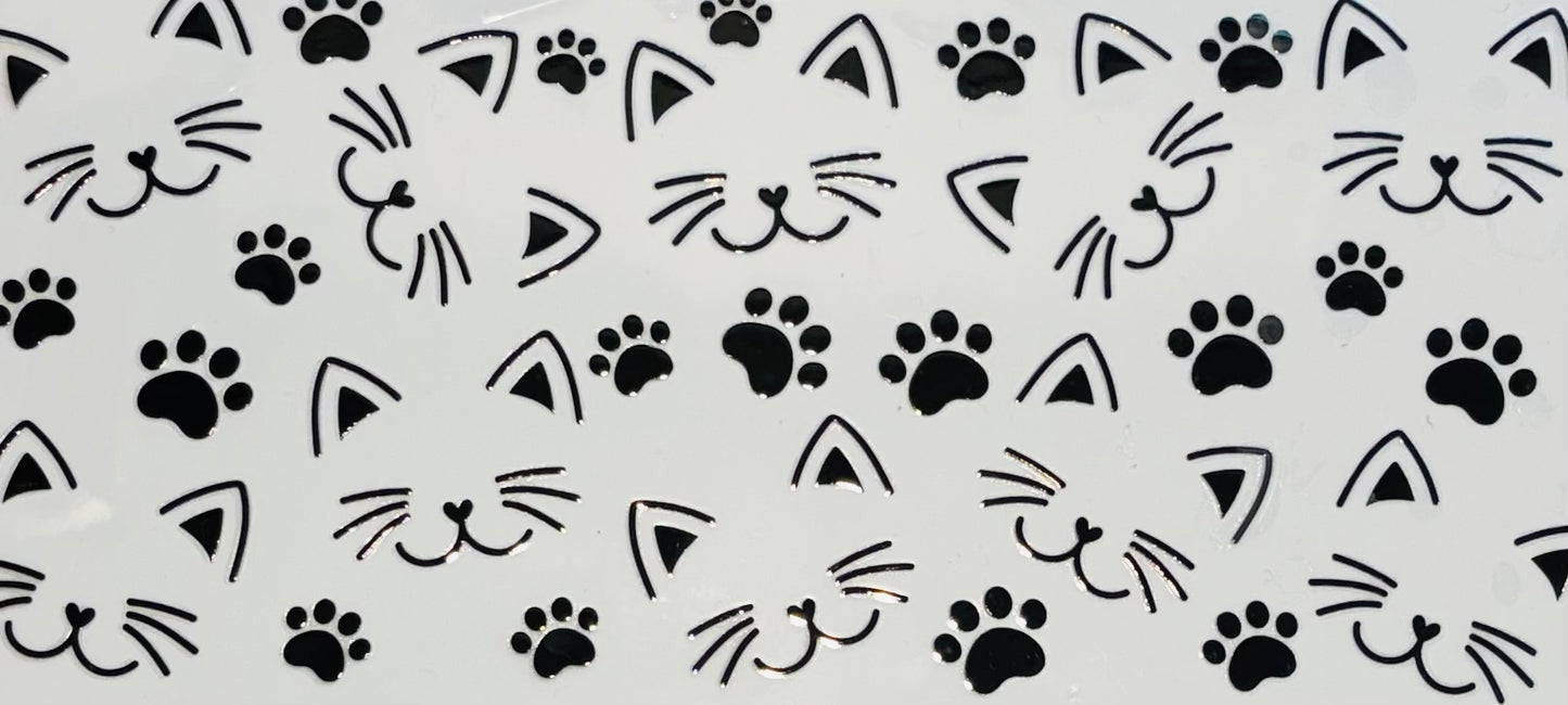 Cat Print Drinking Cup