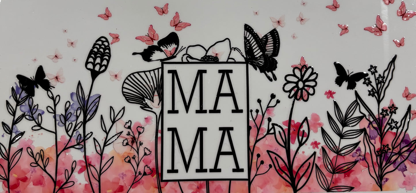 Mama Floral Printed Drinking Cup