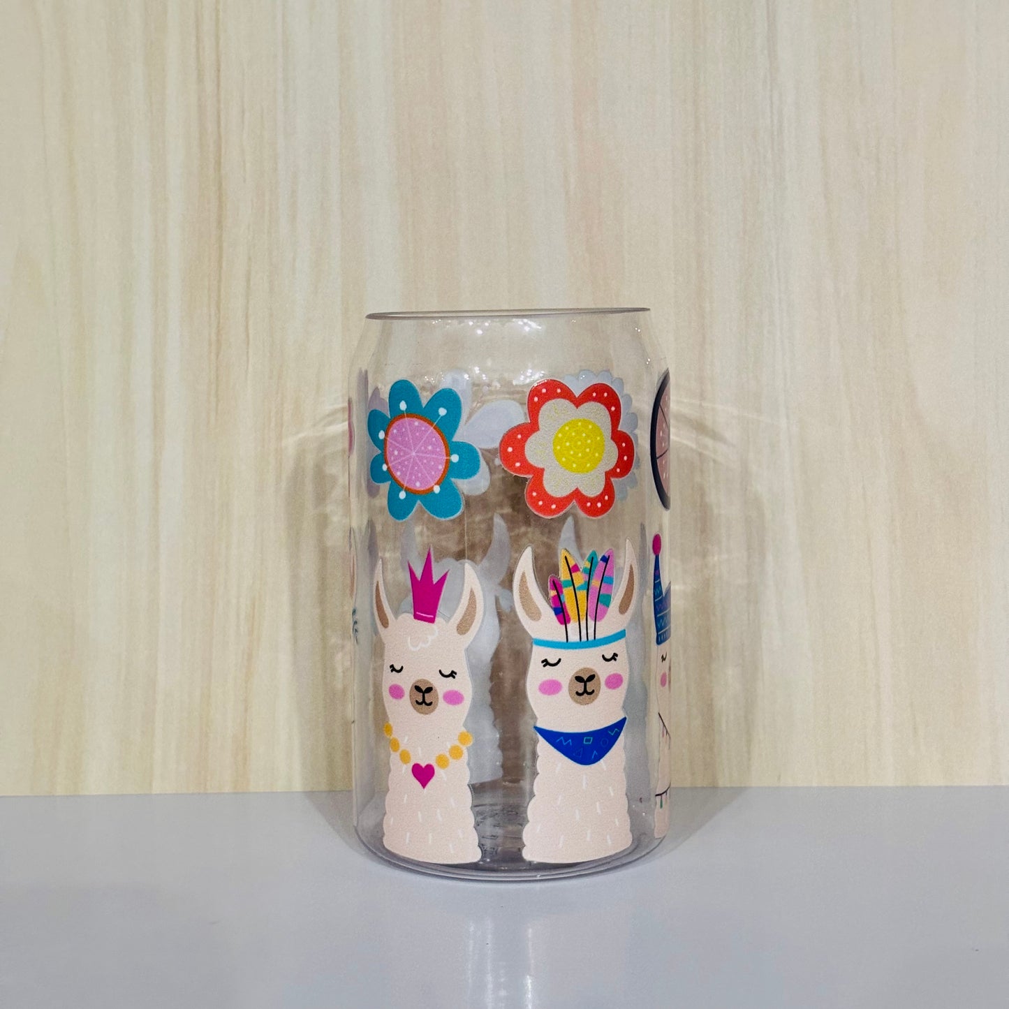 Llama Party Printed Drinking Cup
