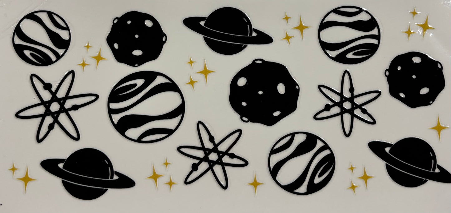 Space Printed Drinking Cup