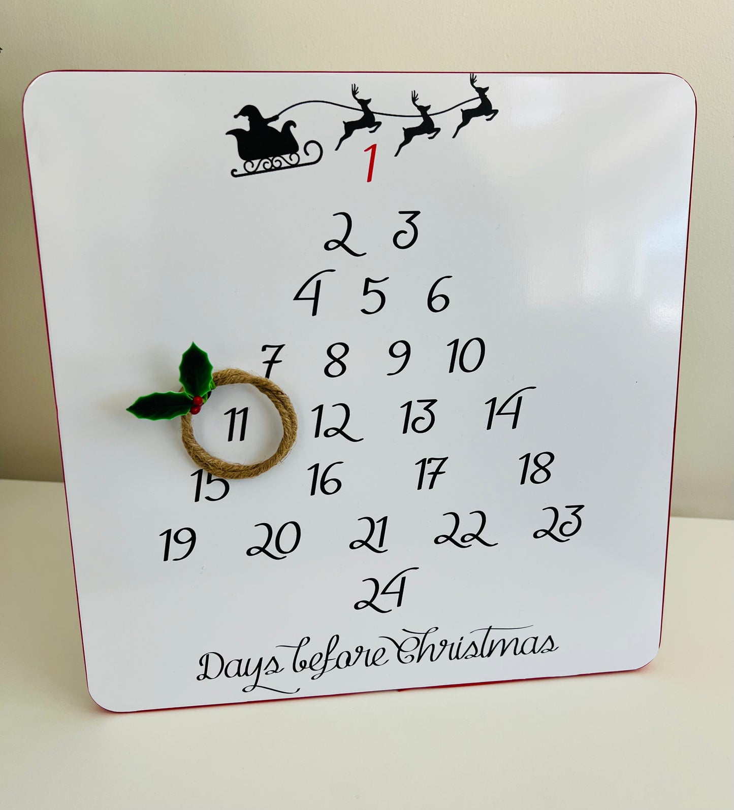 ** Magnetic Christmas Countdown Board **