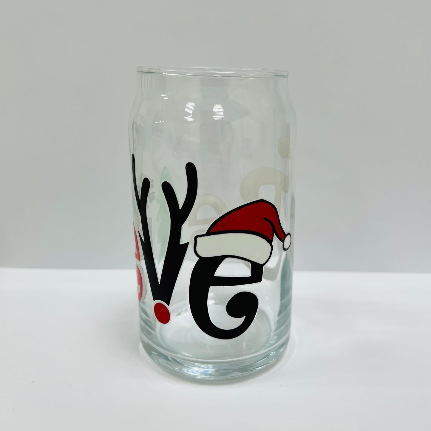 ** 16oz Drinking Glass - Believe **