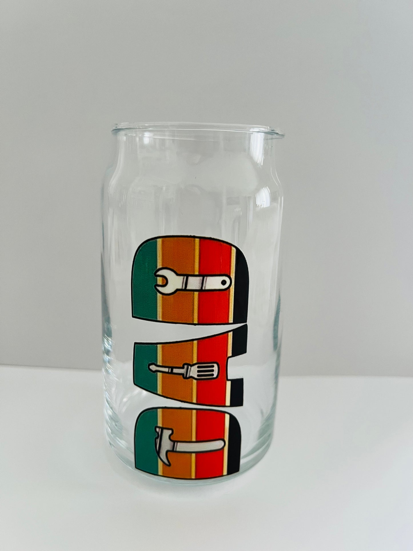 16oz Drinking Glass - DAD