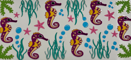 Seahorse Printed Drinking Cup