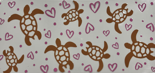 Turtle Printed Drinking Cup