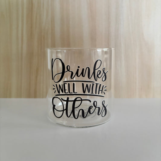 400ml Drinking Glass - Drinks well with others