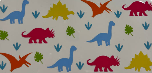 Colourful Dinosaurs Printed Drinking Cup