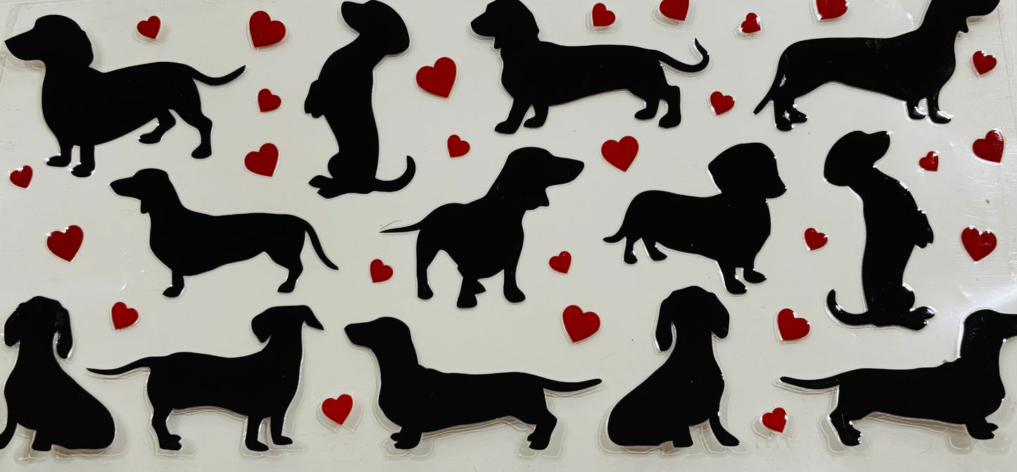 Dachshund (Black) Print Drinking Cup