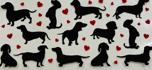 Dachshund (Black) Print Drinking Cup