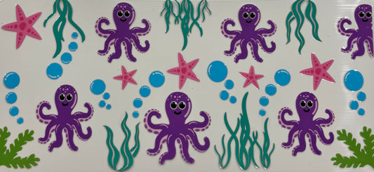 Octopus Printed Drinking Cup