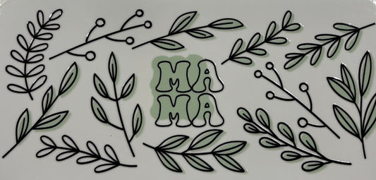 Mama Leaf Printed Drinking Cup