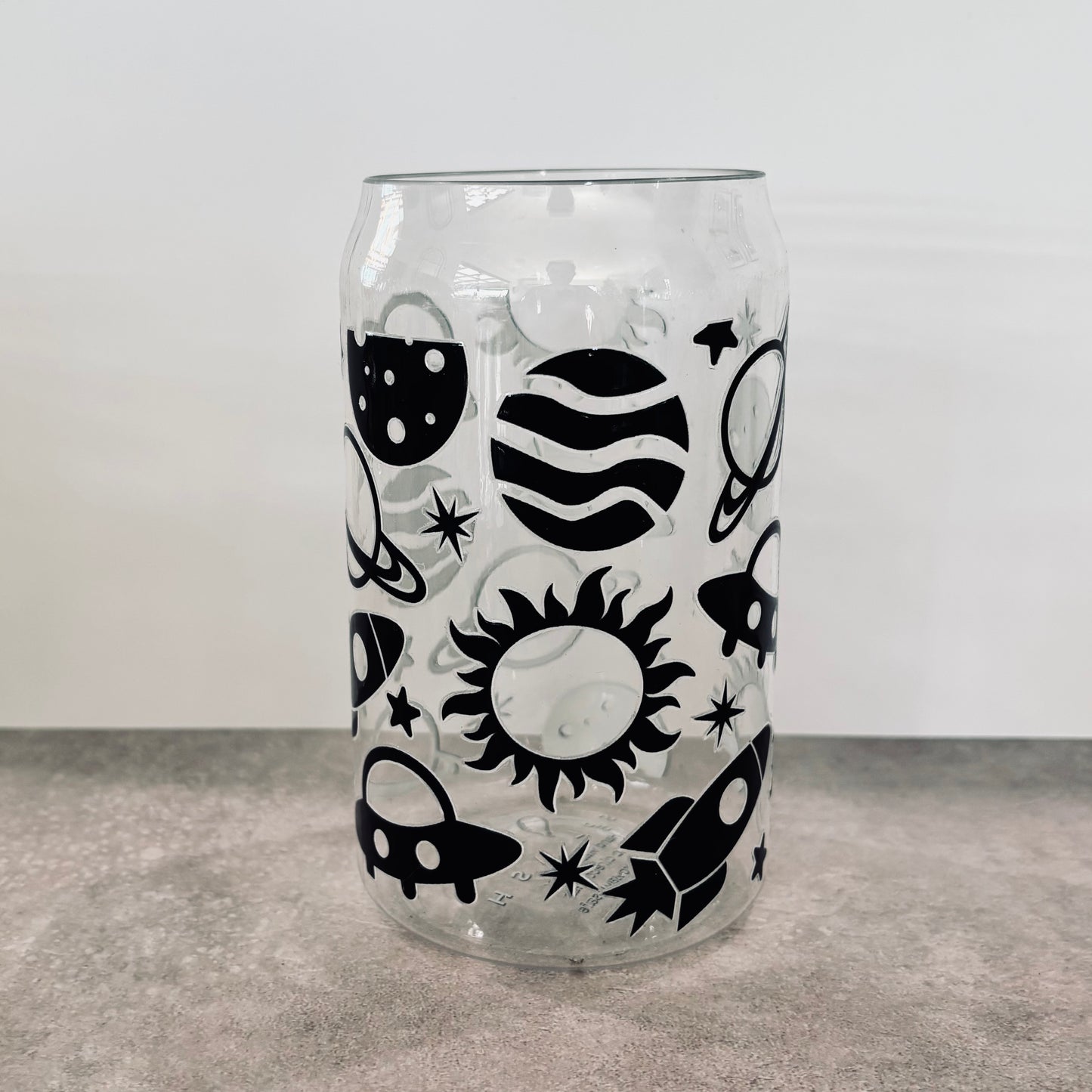 16oz Plastic Drinking Glass - Space