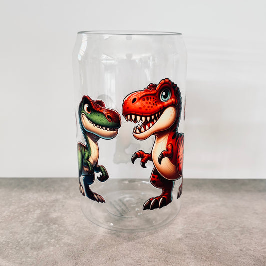 16oz Plastic Drinking Glass - Dinosaur 1