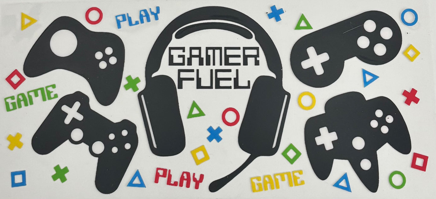 Gamer Fuel Print Drink Cup