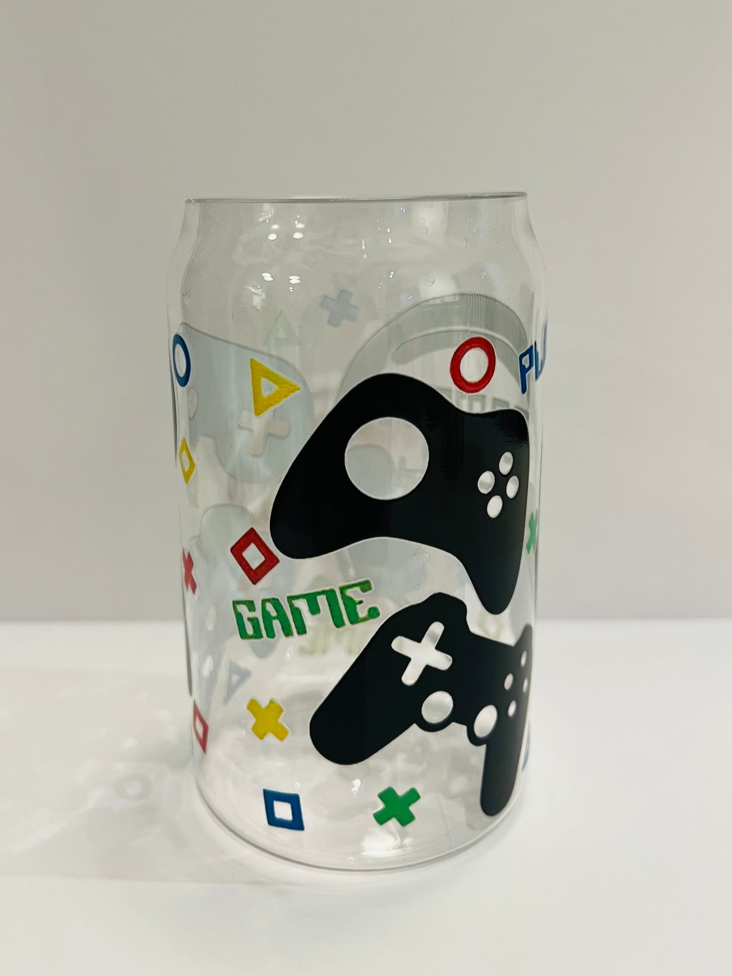 16oz Plastic Drinking Cup - Gamer Print