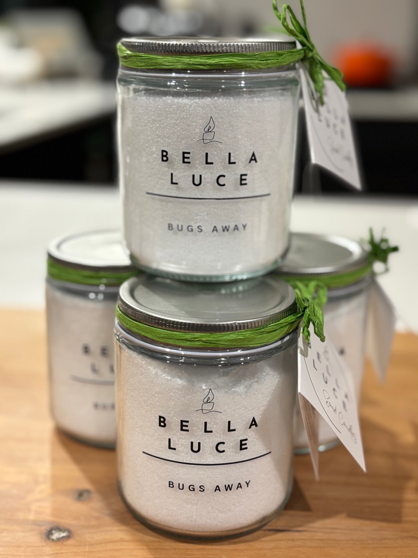 Bugs Away Scented Sand Candle Jar