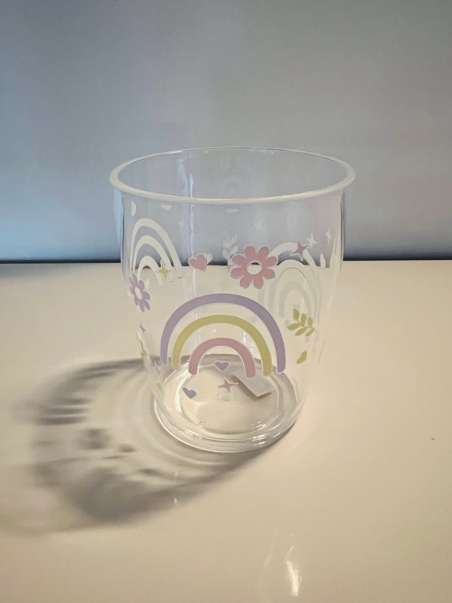 400ml Acrylic Cup - Pastel Rainbow