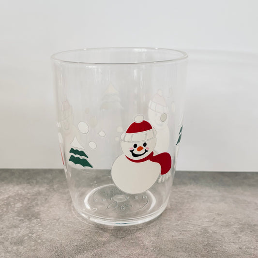 400ml Plastic Drinking Cup - Snowman