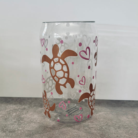 16oz Plastic Drinking Glass - Turtle