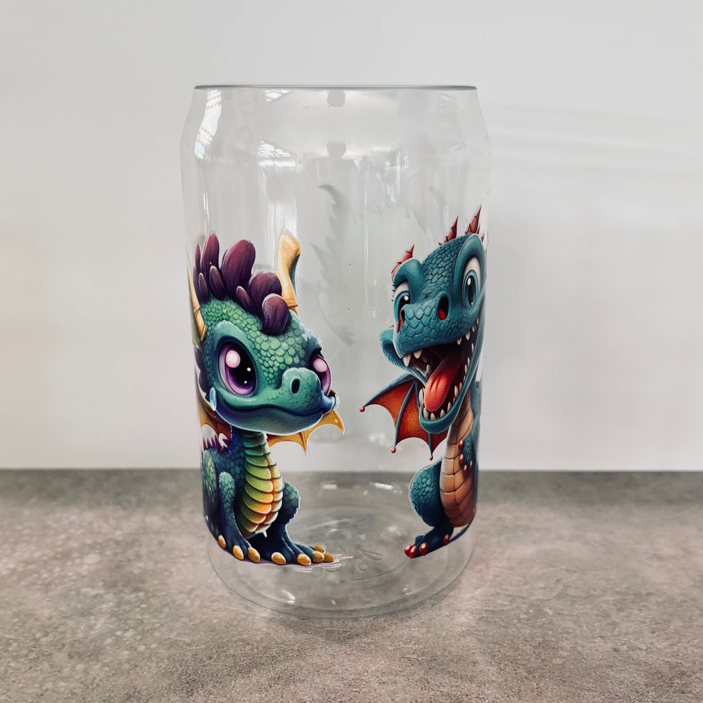 16oz Plastic Drinking Glass - Dragons 1