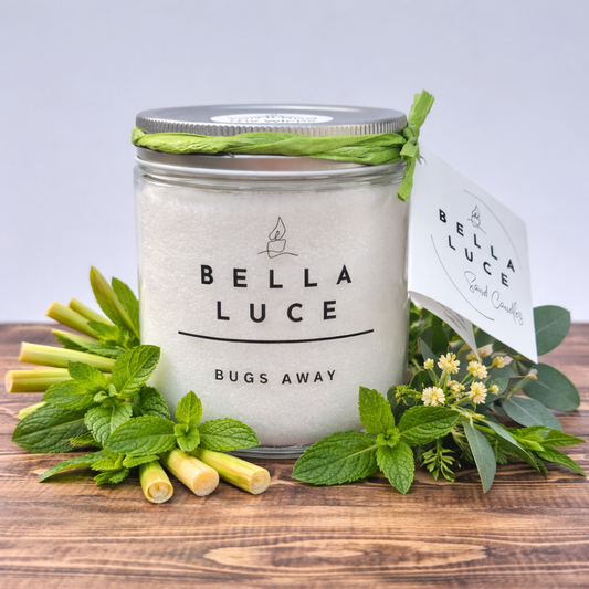 Bugs Away Scented Sand Candle Jar